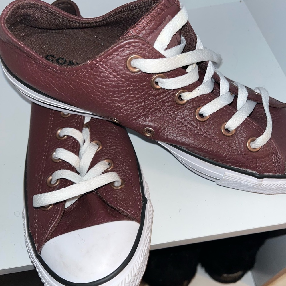 Leather Converse’s